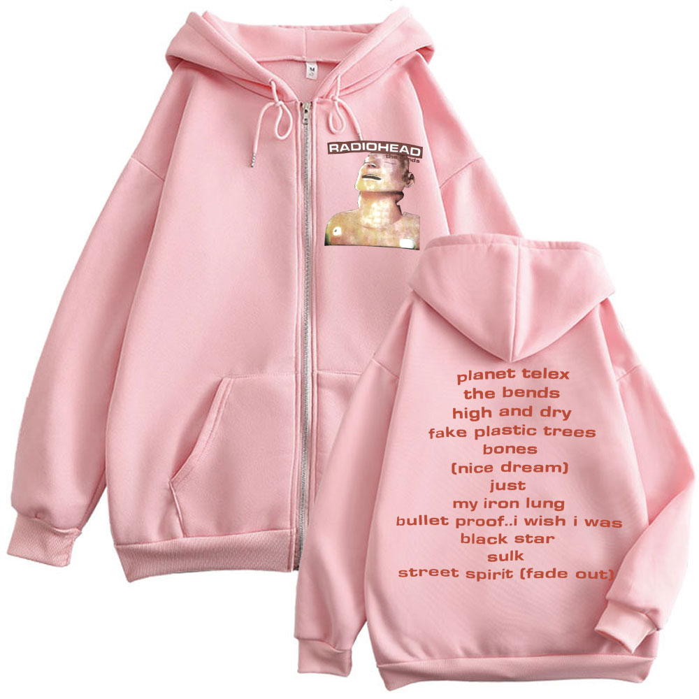 Rock Band Radiohead Musikalbum – Mens Fashion Zip Up Hoodies Bewertung und Preis