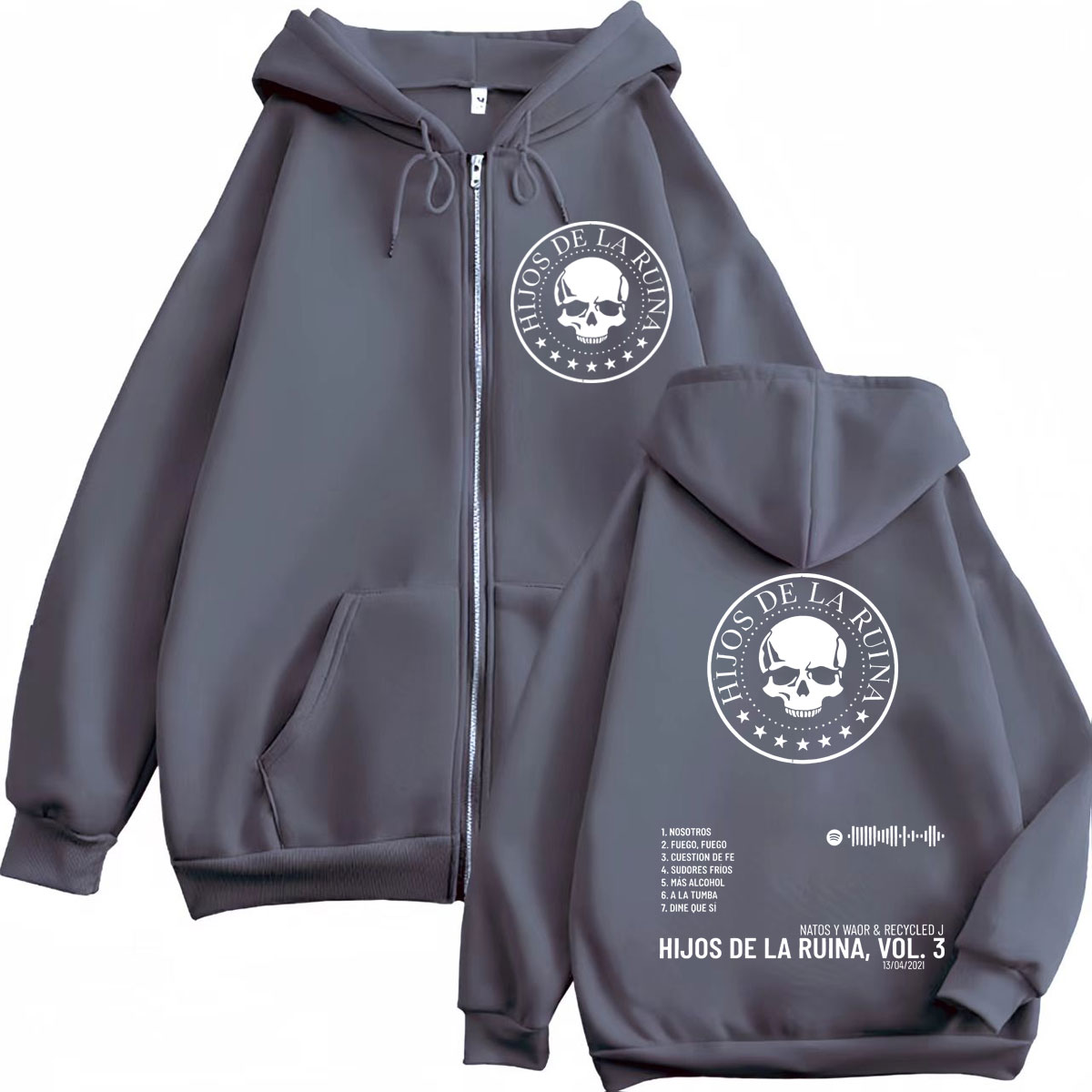 Rap Duo Natos Y Waor Hijos De  – Mens Fashion Zip Up Hoodies Bewertung und Preis
