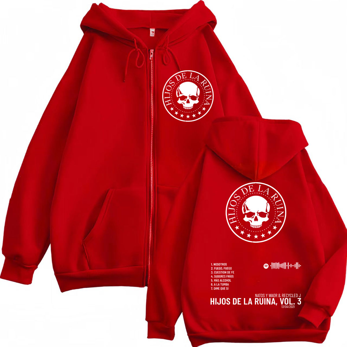 Rap Duo Natos Y Waor Hijos De  – Mens Fashion Zip Up Hoodies Bewertung und Preis