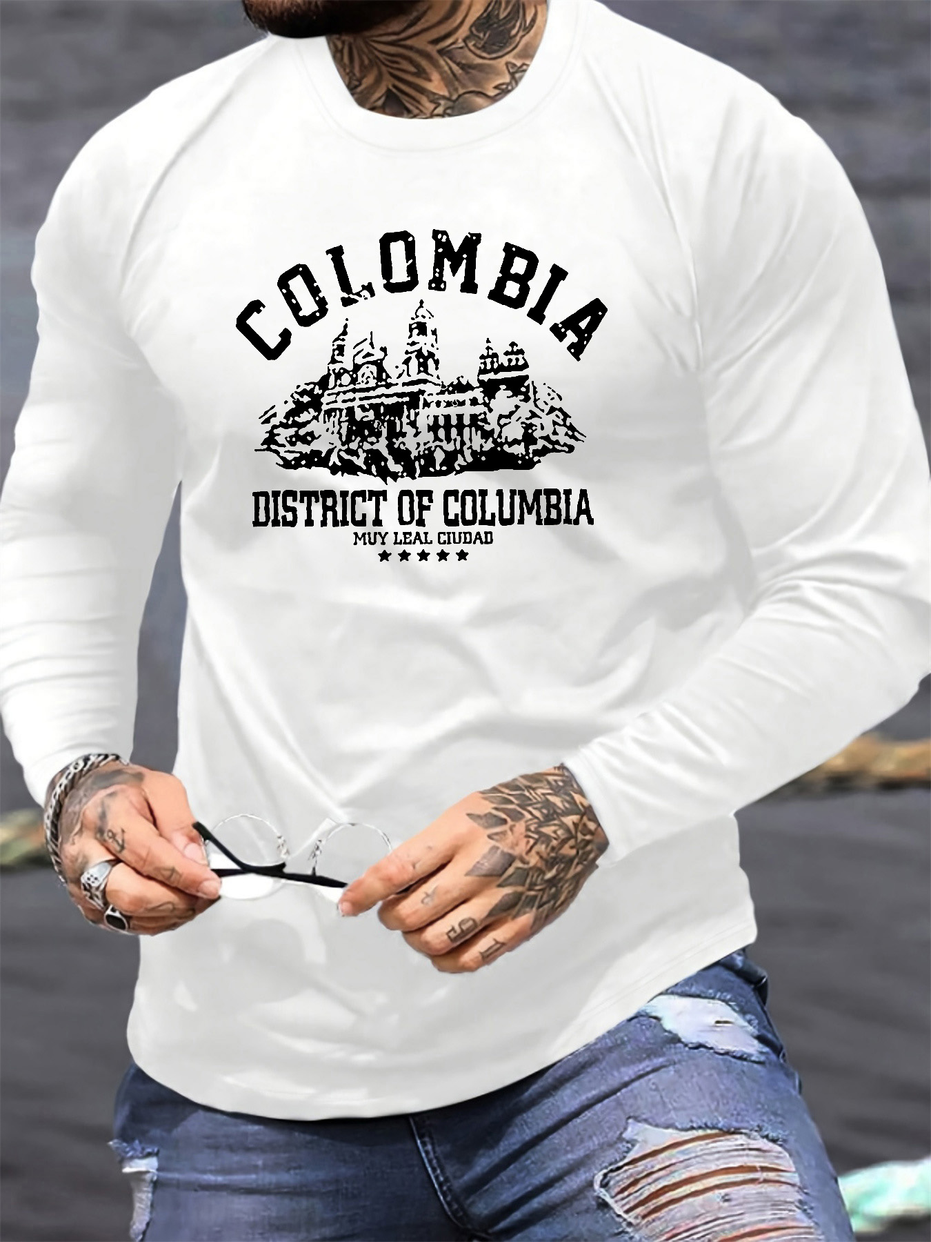 100% Baumwolle Herren Langarm- – Men'S Fashion T Shirts Bewertung und Preis