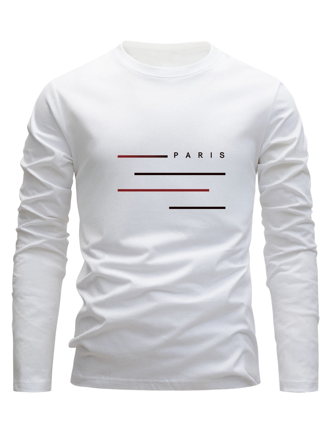 100% Baumwolle Herren Langarm  – Men'S Fashion T Shirts Bewertung und Preis