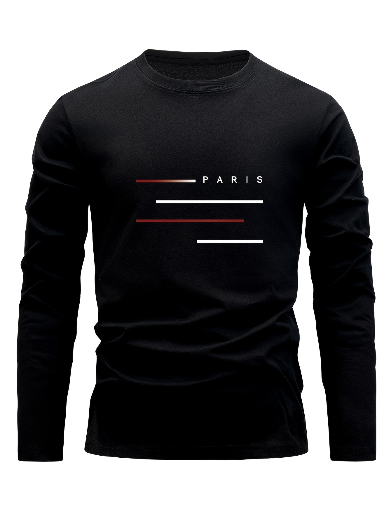 100% Baumwolle Herren Langarm  – Men'S Fashion T Shirts Bewertung und Preis